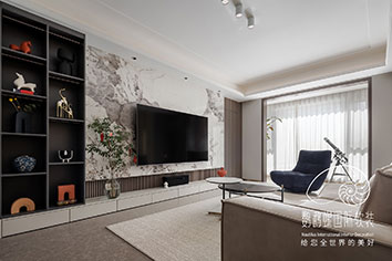 正定文化村260㎡下跃现代气概装修软装实景图